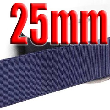 #371 lnk Blue Color 25mm Wide 5 Yards Grosgrain Ribbon #6600-X5 Yards For Wedding Cake