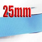 #335 Copen Color 25mm Wide 5 Yards Grosgrain Ribbon #6600-X5 Yards For Wedding Cake