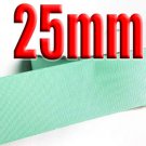 #314 Aqua Color 25mm Wide 5 Yards Grosgrain Ribbon #6600-X5 Yards For Wedding Cake