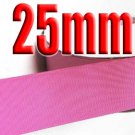 #183 Garden Rose  Color 25mm Wide 5 Yards Grosgrain Ribbon #6600-X5 Yards For Wedding Cake
