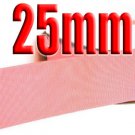 # 150 Pink Color 25mm Wide 5 Yards Grosgrain Ribbon #6600-X5 Yards For Wedding Cake