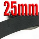 # 030 Black Color 25mm Wide 5 Yards Grosgrain Ribbon #6600-X5 Yards For Wedding Cake