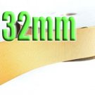 #826 Raw Silk Color Black 32mm Wide 5 Yards Grosgrain Ribbon #6600-X5 Yards
