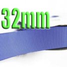 #458 Wisteria Color Black 32mm Wide 5 Yards Grosgrain Ribbon #6600-X5 Yards
