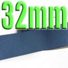 #365 Lt. Navy Color Black 32mm Wide 5 Yards Grosgrain Ribbon #6600-X5 Yards