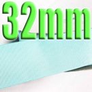 #322 Ocean Blue Color Black 32mm Wide 5 Yards Grosgrain Ribbon #6600-X5 Yards