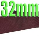 #277 Burgundy Color Black 32mm Wide 5 Yards Grosgrain Ribbon #6600-X5 Yards