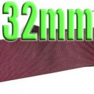 #177 Rose Wine Color Black 32mm Wide 5 Yards Grosgrain Ribbon #6600-X5 Yards