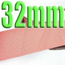 #160 Dusty Rose Color Black 32mm Wide 5 Yards Grosgrain Ribbon #6600-X5 Yards