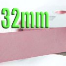 #158 Quartz Color Black 32mm Wide 5 Yards Grosgrain Ribbon #6600-X5 Yards