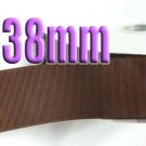 # 870 Friar Brown  38mm Wide 5 Yards Grosgrain Ribbon #6600-X5 Yards for Gift Wraps