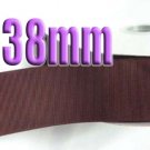 # 868 Cappuccino  38mm Wide 5 Yards Grosgrain Ribbon #6600-X5 Yards for Gift Wraps
