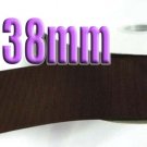 # 860 Licorice  38mm Wide 5 Yards Grosgrain Ribbon #6600-X5 Yards for Gift Wraps