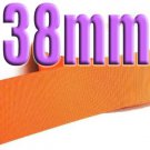 # 751 Russet Orange Color  38mm Wide 5 Yards Grosgrain Ribbon #6600-X5 Yards for Gift Wraps