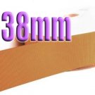 # 743 Ginger Color  38mm Wide 5 Yards Grosgrain Ribbon #6600-X5 Yards for Gift Wraps