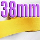 # 650 Maize Color  38mm Wide 5 Yards Grosgrain Ribbon #6600-X5 Yards for Gift Wraps