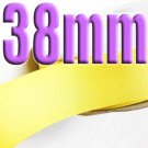 # 640 Lemon Color  38mm Wide 5 Yards Grosgrain Ribbon #6600-X5 Yards for Gift Wraps