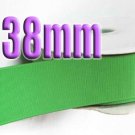 # 579 Classical Green Color  38mm Wide 5 Yards Grosgrain Ribbon #6600-X5 Yards for Gift Wraps