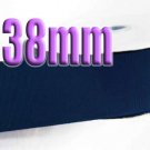# 374 Peacoat Color  38mm Wide 5 Yards Grosgrain Ribbon #6600-X5 Yards for Gift Wraps