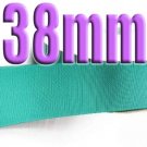 # 343 Tornado Blue Color  38mm Wide 5 Yards Grosgrain Ribbon #6600-X5 Yards for Gift Wraps