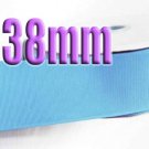 # 335 Copen Color  38mm Wide 5 Yards Grosgrain Ribbon #6600-X5 Yards for Gift Wraps