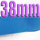 # 327 Aegean Blue Color  38mm Wide 5 Yards Grosgrain Ribbon #6600-X5 Yards for Gift Wraps
