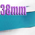 # 326 Methyl Blue Color  38mm Wide 5 Yards Grosgrain Ribbon #6600-X5 Yards for Gift Wraps