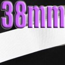 White Color 38mm Wide 5 Yards Grosgrain Ribbon #029-6600-X5 Yards for Gift Wraps