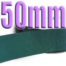#347 Teal Color 50mm Wide 5 Yards Grosgrain Ribbon #6600-X5 Yards