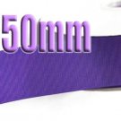 #470 Regal Purple Color 50mm Wide 5 Yards Grosgrain Ribbon #6600-X5 Yards