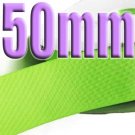 #550 Apple Green Color 50mm Wide 5 Yards Grosgrain Ribbon #6600-X5 Yards
