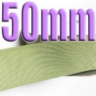 #567 Spring Moss Color 50mm Wide 5 Yards Grosgrain Ribbon #6600-X5 Yards