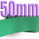 #583 Parrot Green Color 50mm Wide 5 Yards Grosgrain Ribbon #6600-X5 Yards