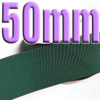 #593 Spruce Color 50mm Wide 5 Yards Grosgrain Ribbon #6600-X5 Yards