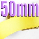 #640 Lemon Color 50mm Wide 5 Yards Grosgrain Ribbon #6600-X5 Yards