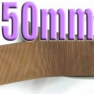 #845 Chipmunk Color 50mm Wide 5 Yards Grosgrain Ribbon #6600-X5 Yards