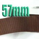 #870 Friar Brown Color 57mm Wide 5 Yards Grosgrain Ribbon #6600-X5 Yards for Bow for Cake Decorate