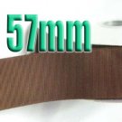 #869 Root Beer Color 57mm Wide 5 Yards Grosgrain Ribbon #6600-X5 Yards for Bow for Cake Decorate