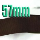 #860 Licorice Color 57mm Wide 5 Yards Grosgrain Ribbon #6600-X5 Yards for Bow for Cake Decorate