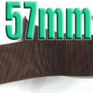 #855 Black Coffee Color 57mm Wide 5 Yards Grosgrain Ribbon #6600-X5 Yards for Bow for Cake Decorate