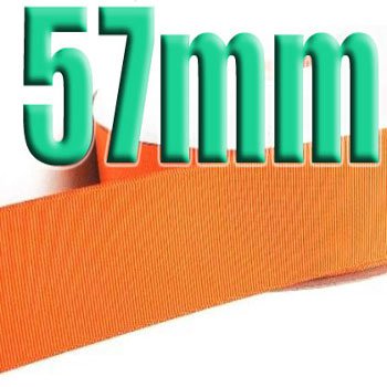 #751 Russet Orange Color 57mm Wide 5 Yards Grosgrain Ribbon #6600-X5 Yards for Bow for Cake Decorate