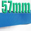 # 327 Aegean Blue Color 57mm Wide 5 Yards Grosgrain Ribbon #6600-X5 Yards for Bow for Cake Decorate