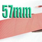 # 238 Lt. Coral Color 57mm Wide 5 Yards Grosgrain Ribbon #6600-X5 Yards for Bow for Cake Decorate