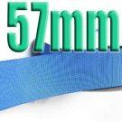 # 337 Capri Blue Color 57mm Wide 5 Yards Grosgrain Ribbon #6600-X5 Yards for Bow for Cake Decorate