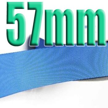 # 337 Capri Blue Color 57mm Wide 5 Yards Grosgrain Ribbon #6600-X5 Yards for Bow for Cake Decorate