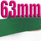 # 587 Forest Green Color 63mm Wide 5 Yards Grosgrain Ribbon #6600-X5 Yards