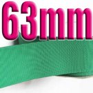 # 583 Parrot Green Color 63mm Wide 5 Yards Grosgrain Ribbon #6600-X5 Yards