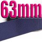 # 371 lnk Blue Color 63mm Wide 5 Yards Grosgrain Ribbon #6600-X5 Yards