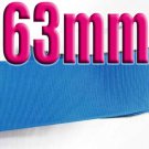 # 327 Aegean Blue Color 63mm Wide 5 Yards Grosgrain Ribbon #6600-X5 Yards