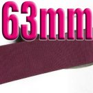 # 275 Wine Color 63mm Wide 5 Yards Grosgrain Ribbon #6600-X5 Yards